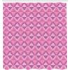 Ambesonne Pink Shower Curtain, Zigzag Look Pattern of Continuous Diamond Motifs Abstract Bohemian Print, Cloth Fabric Bathroom Decor Set with Hooks, 69″ W x 70″ L, Pale Fuchsia Soft Pink(Pale Fuchsia Soft Pink)