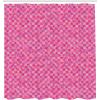 Ambesonne Pink Shower Curtain, Zigzag Look Pattern of Continuous Diamond Motifs Abstract Bohemian Print, Cloth Fabric Bathroom Decor Set with Hooks, 69″ W x 70″ L, Pale Fuchsia Soft Pink(Dried Rose Pale Ruby)