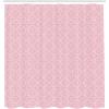 Ambesonne Pink Shower Curtain, Zigzag Look Pattern of Continuous Diamond Motifs Abstract Bohemian Print, Cloth Fabric Bathroom Decor Set with Hooks, 69″ W x 70″ L, Pale Fuchsia Soft Pink(Pale Rose Blush)