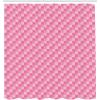 Ambesonne Pink Shower Curtain, Zigzag Look Pattern of Continuous Diamond Motifs Abstract Bohemian Print, Cloth Fabric Bathroom Decor Set with Hooks, 69″ W x 70″ L, Pale Fuchsia Soft Pink(Pastel Pink Blush Coral)