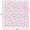 Ambesonne Pink Shower Curtain, Zigzag Look Pattern of Continuous Diamond Motifs Abstract Bohemian Print, Cloth Fabric Bathroom Decor Set with Hooks, 69″ W x 70″ L, Pale Fuchsia Soft Pink(Magenta Hot Pink and White)