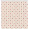 Ambesonne Pink Shower Curtain, Zigzag Look Pattern of Continuous Diamond Motifs Abstract Bohemian Print, Cloth Fabric Bathroom Decor Set with Hooks, 69″ W x 70″ L, Pale Fuchsia Soft Pink(Pastel Pink Pale Yellow)