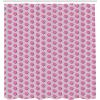 Ambesonne Pink Shower Curtain, Zigzag Look Pattern of Continuous Diamond Motifs Abstract Bohemian Print, Cloth Fabric Bathroom Decor Set with Hooks, 69″ W x 70″ L, Pale Fuchsia Soft Pink(Pink and Pale Mauve)