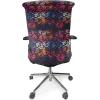 Ambesonne Squirrel Office Chair Cover, Christmas New Year Nature Pattern with Reindeers and Cardinal Birds Sketch Art, Stretchable Decorative Universal Size High Back Printed Slipcover, Brown White(Pink Blue)