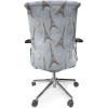 Ambesonne Squirrel Office Chair Cover, Christmas New Year Nature Pattern with Reindeers and Cardinal Birds Sketch Art, Stretchable Decorative Universal Size High Back Printed Slipcover, Brown White(Blue Brown)