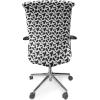 Ambesonne Squirrel Office Chair Cover, Christmas New Year Nature Pattern with Reindeers and Cardinal Birds Sketch Art, Stretchable Decorative Universal Size High Back Printed Slipcover, Brown White(Grey Black)