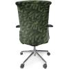 Ambesonne Squirrel Office Chair Cover, Christmas New Year Nature Pattern with Reindeers and Cardinal Birds Sketch Art, Stretchable Decorative Universal Size High Back Printed Slipcover, Brown White(Green Caramel)