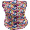 Ambesonne Unisex Multicolor Face and Neck Warmers(Abstract Unusual Waves)