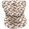 Ambesonne Unisex Multicolor Face and Neck Warmers(Animals and Paw Prints)