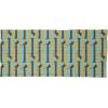 Ambesonne Unisex Multicolor Face and Neck Warmers(Blue Backdrop Dachshund Dogs)