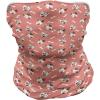 Ambesonne Unisex Multicolor Face and Neck Warmers(Bull Terrier Faces and Bones)