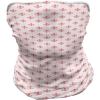 Ambesonne Unisex Multicolor Face and Neck Warmers(Checkered Fleur De Lis)
