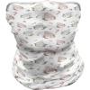 Ambesonne Unisex Multicolor Face and Neck Warmers(Christmas Penguins)