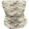 Ambesonne Unisex Multicolor Face and Neck Warmers(Deer Flowers Christmas)