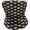Ambesonne Unisex Multicolor Face and Neck Warmers(Funny Confused Serious)