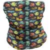 Ambesonne Unisex Multicolor Face and Neck Warmers(Funny Sea Characters)