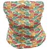 Ambesonne Unisex Multicolor Face and Neck Warmers(Healthy Life)