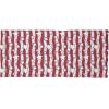 Ambesonne Unisex Multicolor Face and Neck Warmers(Horizontal Wavy Stripes)