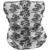Ambesonne Unisex Multicolor Face and Neck Warmers(Lace Style Floral)
