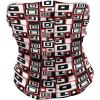 Ambesonne Unisex Multicolor Face and Neck Warmers(Minimalist Retro)