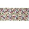 Ambesonne Unisex Multicolor Face and Neck Warmers(Robots on Grid Squares)
