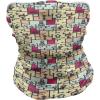 Ambesonne Unisex Multicolor Face and Neck Warmers(Robots on Grid Squares)