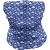 Ambesonne Unisex Multicolor Face and Neck Warmers(Snowflakes Xmas Trees)