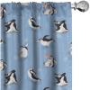 Ambesonne Botanical Curtains, Vintage Floral Pattern with Detailed Exotic Leaves from Different Trees, Window Treatments 2 Panel Set for Living Room Bedroom, Pair of – 28″ x 84″, Green and Ivory(Blue Black)