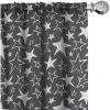 Ambesonne Botanical Curtains, Vintage Floral Pattern with Detailed Exotic Leaves from Different Trees, Window Treatments 2 Panel Set for Living Room Bedroom, Pair of – 28″ x 84″, Green and Ivory(Charcoal Grey White)