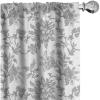 Ambesonne Botanical Curtains, Vintage Floral Pattern with Detailed Exotic Leaves from Different Trees, Window Treatments 2 Panel Set for Living Room Bedroom, Pair of – 28″ x 84″, Green and Ivory(Dimgray)