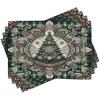 Hunter Green Grey Coral