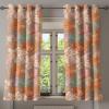 Ambesonne Delicate Roses Grommet Curtain, Retro Themed Garden Scene Flowers Vintage with Neutral Colors, Decorative 2-Panel Window Drapes for Bedroom Living Room, 50″ x 84″, Pale Peach Pale Grey Dust(Apricot Pale Peach Blush)