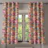 Ambesonne Delicate Roses Grommet Curtain, Retro Themed Garden Scene Flowers Vintage with Neutral Colors, Decorative 2-Panel Window Drapes for Bedroom Living Room, 50″ x 84″, Pale Peach Pale Grey Dust(Warm Taupe Pastel Pink)