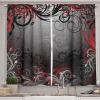 Charcoal Grey Pale Ruby