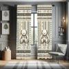 Blue Grey Ivory Tan