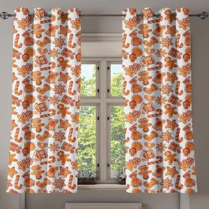Ambesonne Abstract Grommet Curtain, Vertical Lines in Earthen Toned Color Stripes Various Shades Pattern, Decorative 2-Panel Window Drapes for Bedroom Living Room, 50″ x 84″, Pale Caramel Chocolate(Pale Brown and White)