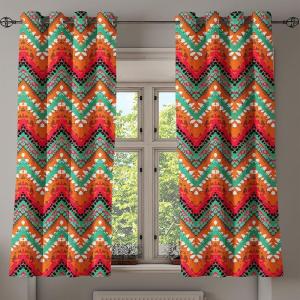 Ambesonne Abstract Grommet Curtain, Vertical Lines in Earthen Toned Color Stripes Various Shades Pattern, Decorative 2-Panel Window Drapes for Bedroom Living Room, 50″ x 84″, Pale Caramel Chocolate(Sea Green Marigold)