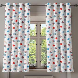 Ambesonne Abstract Grommet Curtain, Vertical Lines in Earthen Toned Color Stripes Various Shades Pattern, Decorative 2-Panel Window Drapes for Bedroom Living Room, 50″ x 84″, Pale Caramel Chocolate(Red White and Pale Blue)