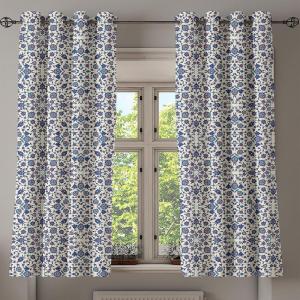 Ambesonne Abstract Grommet Curtain, Vertical Lines in Earthen Toned Color Stripes Various Shades Pattern, Decorative 2-Panel Window Drapes for Bedroom Living Room, 50″ x 84″, Pale Caramel Chocolate(Vermilion Indigo)
