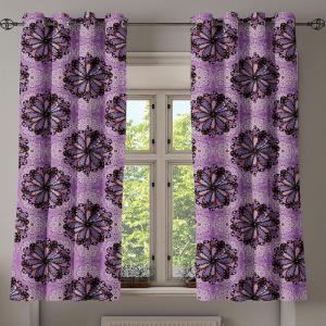 Ambesonne Abstract Grommet Curtain, Vertical Lines in Earthen Toned Color Stripes Various Shades Pattern, Decorative 2-Panel Window Drapes for Bedroom Living Room, 50″ x 84″, Pale Caramel Chocolate(Black Redwood Violet)