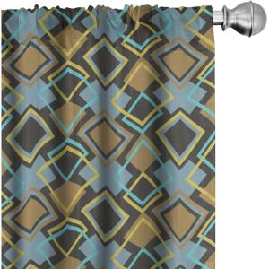 Ambesonne Birds and Nature Curtains, Delicate Spring Chill with Leafy Flowers with Wingy Animals, Window Treatments 2 Panel Set for Living Room Bedroom, Pair of – 28″ x 84″, Blush Laurel Green White(Caramel Blue Grey)