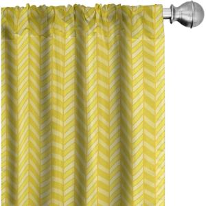 Ambesonne Bohemian Curtains, Bold and Big Feather Motif on Southwestern Inspired Striped Print, Window Treatments 2 Panel Set for Living Room Bedroom, Pair of – 28″ x 63″, Cadet Blue Beige and Brown(Avocado Green)
