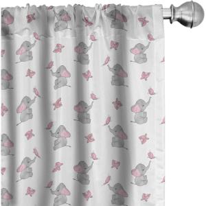 Ambesonne Bohemian Curtains, Modern Ethnic Themed Ornaments with Southwestern Inspirations, Window Treatments 2 Panel Set for Living Room Bedroom, Pair of – 28″ x 84″, Petrol Blue Paprika and Ivory(Pink Grey)