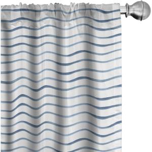 Ambesonne Bohemian Curtains, Modern Ethnic Themed Ornaments with Southwestern Inspirations, Window Treatments 2 Panel Set for Living Room Bedroom, Pair of – 28″ x 84″, Petrol Blue Paprika and Ivory(Blue Night)