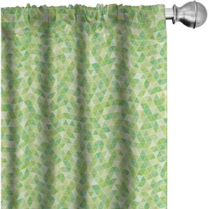 Ambesonne Bohemian Curtains, Modern Ethnic Themed Ornaments with Southwestern Inspirations, Window Treatments 2 Panel Set for Living Room Bedroom, Pair of – 28″ x 84″, Petrol Blue Paprika and Ivory(Green Fern)
