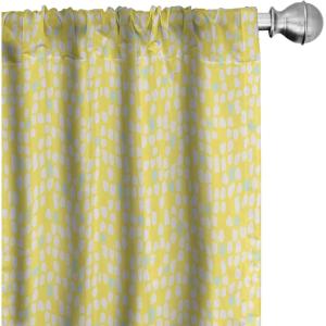Ambesonne Botanical Curtains, Vintage Floral Pattern with Detailed Exotic Leaves from Different Trees, Window Treatments 2 Panel Set for Living Room Bedroom, Pair of – 28″ x 84″, Green and Ivory(Mint Green)