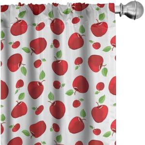 Ambesonne Cats Curtains, Modern Scandi Pattern of Kitten Love with Romantic Hearts Cartoon Design, Window Treatments 2 Panel Set for Living Room Bedroom, Pair of – 28″ x 63″, Ginger Olive Green White(White Green and Dark Pink)