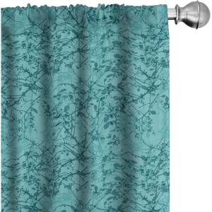 Ambesonne Cats Curtains, Modern Scandi Pattern of Kitten Love with Romantic Hearts Cartoon Design, Window Treatments 2 Panel Set for Living Room Bedroom, Pair of – 28″ x 63″, Ginger Olive Green White(Turquoise Teal)