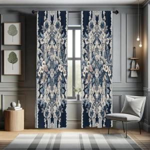 Ambesonne Cats Curtains, Modern Scandi Pattern of Kitten Love with Romantic Hearts Cartoon Design, Window Treatments 2 Panel Set for Living Room Bedroom, Pair of – 28″ x 63″, Ginger Olive Green White(Dark Violet Blue Coconut)