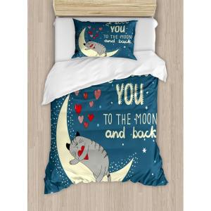 Ambesonne Christmas Duvet Cover Set, Floral Winter Red Bird Hat and Scarf on Blooming Tree Nature Inspired, Decorative 3 Piece Bedding Set with 2 Pillow Shams, Queen Size, Burgundy Green(Pale Yellow Warm Taupe)